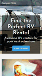 Mobile Screenshot of camperclinicrental.com